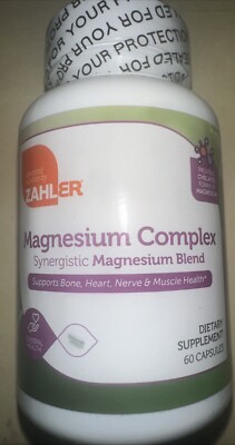 Zahler Magnesium Complex Synergistic Magnesium Blend - 60 count - 05/2027