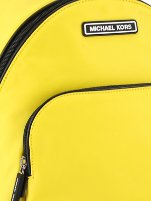 MICHAEL KORS Sport Taping LG Backpack Bag Daisy Yellow Nylon  display picture 3