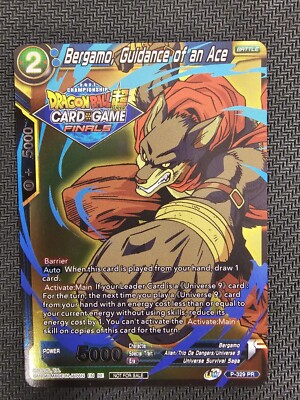 Dbs TCG - Bergamo, Guidance Of an Ace - P-329 Promo Foil Eng NM