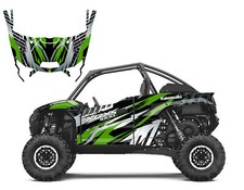 2021-25 Kawasaki Teryx KRX 1000 graphics decal kit 24 mil vinyl V3001 Green