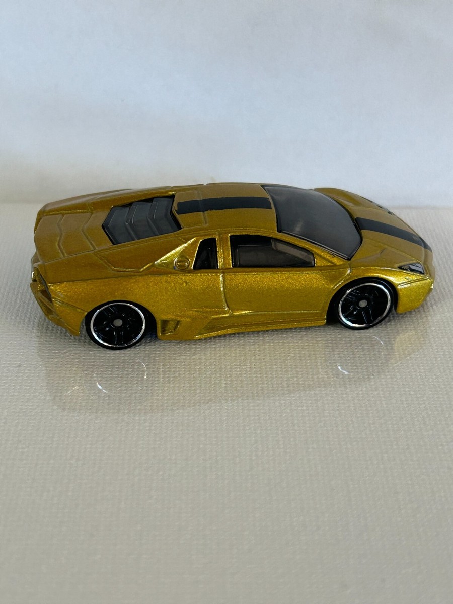 HOT WHEELS Mattel Lamborghini Reventon Gold-Black 1:64 Scale N4024