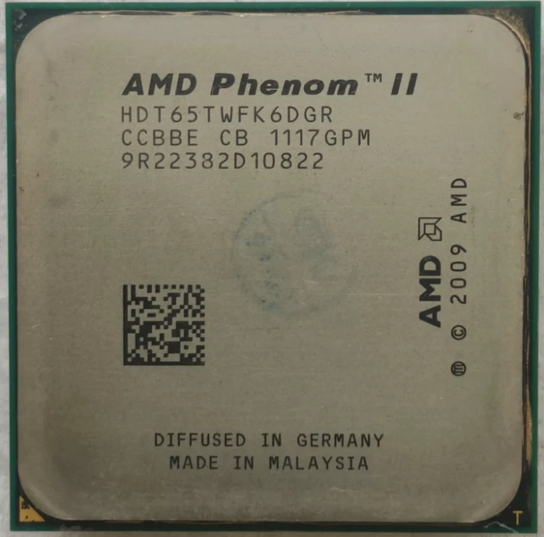 AMD Phenom II X6-1065T HDT65TWFK6DGR CPU 6Core Socket AM3 2.9GHz 95W Processor - Image 2 of 4