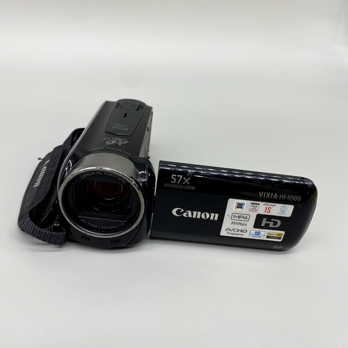 Canon R500 CANON VIXIA HF R500 DIGITAL VIDEO CAMCORDER 57X ZOOM Black with Battery ...