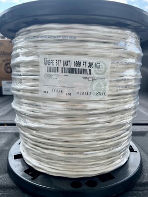 Belden Security & Audio Cable 14 Awg/ 2 conductor 1000ft 6100FE ~ TNT