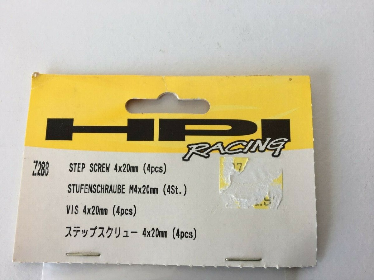 Z288 HPI SAVAGE STEP SCREW M4x20mm (4pcs) 21 /25 / X /XL Z288 HPI SAVAGE STEP SCREW M4x20mm (4pcs) 21 /25 / X /XL
