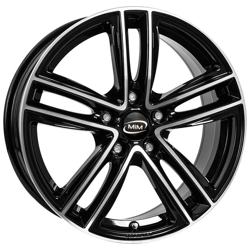 Cerchi in lega per AUDI A6 18" - MIM REAL ECE BLACK POLISH