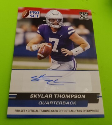 2022 Leaf Pro Set Skylar Thompson ROOKIE AUTO Autograph #PSA-ST2