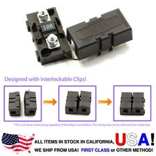 Premium MIDI Fuse Holder with 100A midifuse 100 amp 32V DC Time Delay Clip