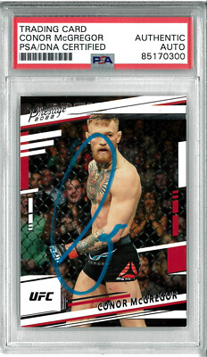 Conor McGregor Signed Autograph Slabbed 2022 Panini Chronicles UFC
