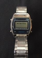 texas instruments lcd quartz watch
