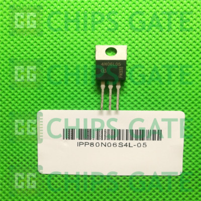 3PCS IPP80N06S4L-05 MOSFET N-CH 60V 80A TO220-3 80N06 IPP80N06