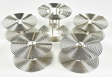 Lot of 5 Stainless Steel Developing Tank Darkroom Photography Film Reel Spools