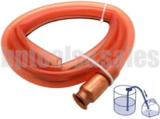 6 FT SELF-PRIMING TRANSFER FUEL WATER OIL PAINT COPPER SIPHON HOSE JIGGLER PUMP