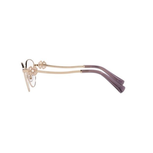 Bvlgari Cat Eye Ladies Eyeglasses BV2248B 2035 Gold Purple 54mm - Picture 2 of 3