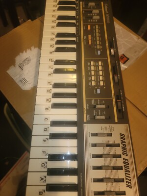 Vintage Casio MT 100 Keyboard Synth w EQ Analog Filter Reverb and