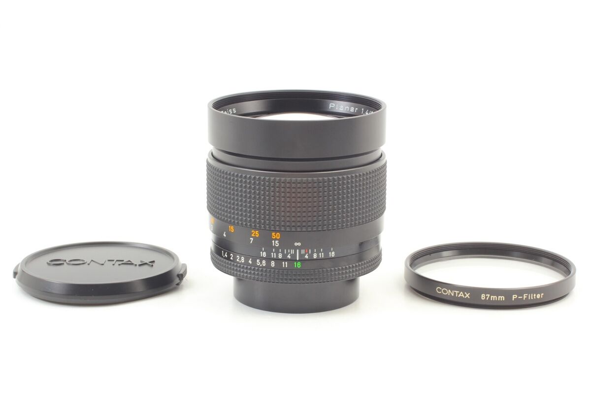 App MINT】Contax Carl Zeiss Planar T* 85mm f/1.4 MMJ Lens App MINT】Contax Carl Zeiss Planar T* 85mm f/1.4 MMJ Lens