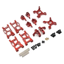 RC Car Metal Upgraded Parts Set Fit For WLtoys 1/14 1/12 144001 124008 RIaarIo