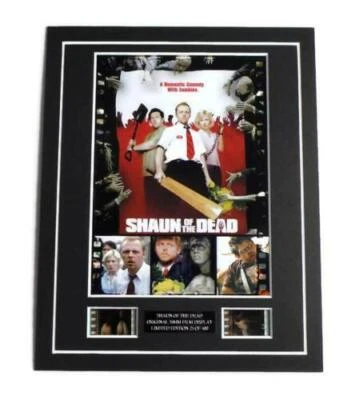 LUCKY MONKEY GIFTS SHAUN OF THE DEAD FILM CELLS DISPLAY ORIGINAL MOVIE MEMORABILIA ZOMBIE GIFTS