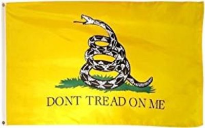 3x5 Ft Gadsden DONT TREAD ON ME Culpepper Rattlesnake Tea Party Flag - Yellow
