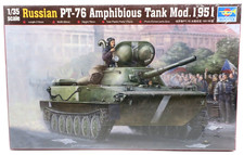 Trumpeter 00379 Russian PT 76 Amphibious Tank Mod 1951 1 35