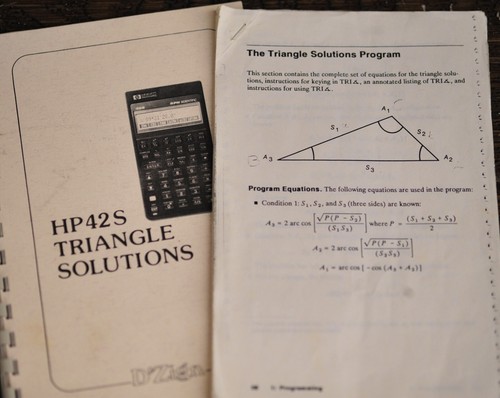 Hewlett Packard HP 42S RPN Scientific Calculator with Owner's Manual Box Extras - Picture 4 of 20