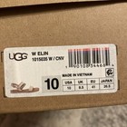 UGG Women's Sandals Elin Flat Braided Double Strap Shoes Size 10 Natural New! — photo 6