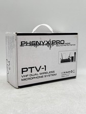 Phenyx Pro PTV-1 VHF Wireless Microphone System Single Handheld Mic - Brand New