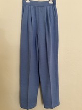 St John Collection Santana Knit Pant Pull On Women  s Marie Gray Minimal Sz 8 USA