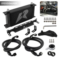AN10 19 Row Oil Cooler Kit Thermostat Adapter For BMW N54/N55 335i 335is 335xi