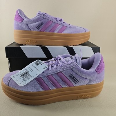 Adidas VL Court Bold Women s 9.5 Purple Pink Platform Sneakers JQ5622 NEW