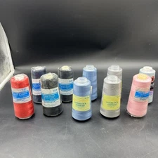 10 Cones Overlock Thread Priced Sew Right Collection 3000yd Cone New Sealed