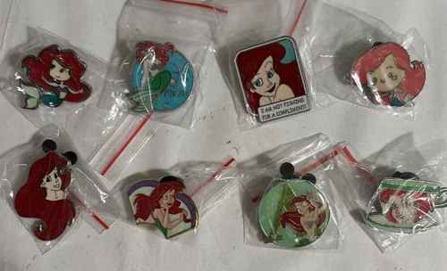 Disney Little Mermaid Ariel Pin LOT OF 8