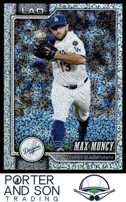 Max Muncy Confetti 2026 Topps #252 Los Angeles Dodgers Baseball