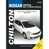 Nissan Versa 2007-2014 USA US Kanada Canada Import Repair Manual Chilton