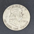 1951-P Franklin Half Dollar - 90% Silver - Circulated Philadelphia Mint
