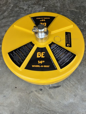 #ad BE 14in Whirl A Way Surface Cleaner for Pressure Washer Yellow Black 85.403.014 $79.95