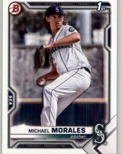 2021 Bowman Draft Michael Morales #BD-160 Seattle Mariners
