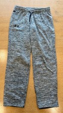 Boys Under Armour Coldgear Pants Size YLG Grey A6.286