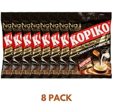 Kopiko Coffee & Cappuccino Candy Variety Pack Hard Coffee Candy (Pack of 8)