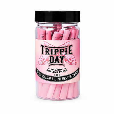 #ad Trippie Day Lil#x27; Pinkies 50 Pack Single Size Pre Rolled Cones – Pink Rolling Pap $14.61