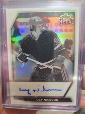 2026 Leaf Metal Hockey #BA-UN1 ULF NILSSON AUTO 1/1 * SSP