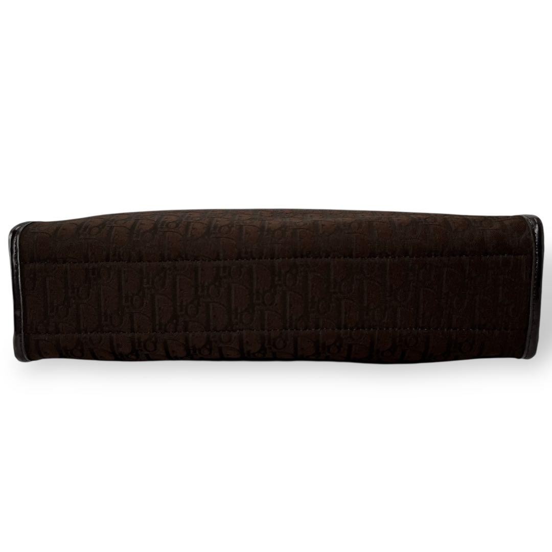 Christian Dior Shoulder Bag Canvas Brown Trotter Y2K Vintage Women's Authentic thumbnail 8