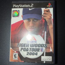 TIGER WOODS PGA TOUR 2004 Sony PlayStation 2 PS2 Game - Disc And Case And Manual