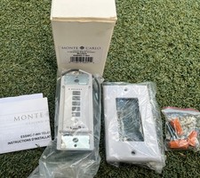 Monte Carlo Fans Wall Control 6 Speed Ceiling Fan Controls ESSWC-7-WH ESSWC-7
