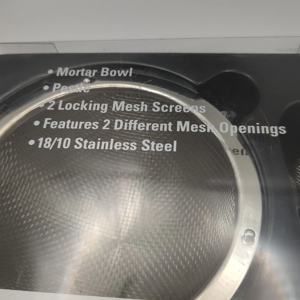 Global Decor Professional Collection 18/10 Stainless Steel Mortar & Pestle Bowl - Image 2 of 4