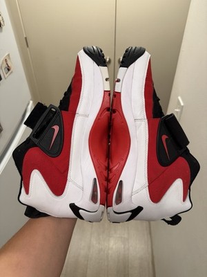 スニーカー NIKE AIR MISSION 429467-101 29cm Nike Air Mission White Black Red Junior Seau NFL Turf Size 12