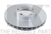 2X Bremsscheibe NK 312587 FüR Ford Transit Bus Tdci RWD 16V CNG LPG
