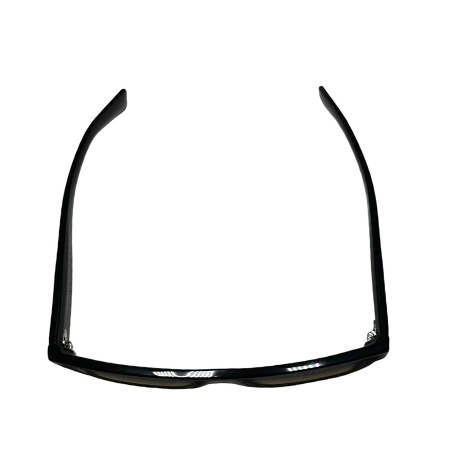 PRADA SPR19W Black Frame Clear Fifty Yellow Blue Gradient Sunglasses NEW image 3