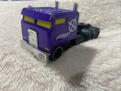 2011 Hot Wheels Caged Cargo Purple Hot Wheels Racing Rig Cab Only 4 