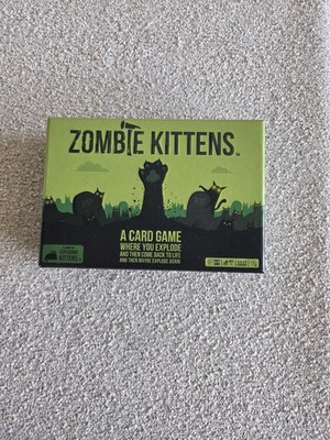 Zombie Kittens Card Game Exploding Kittens Standalone Expansion New Sealed 2022